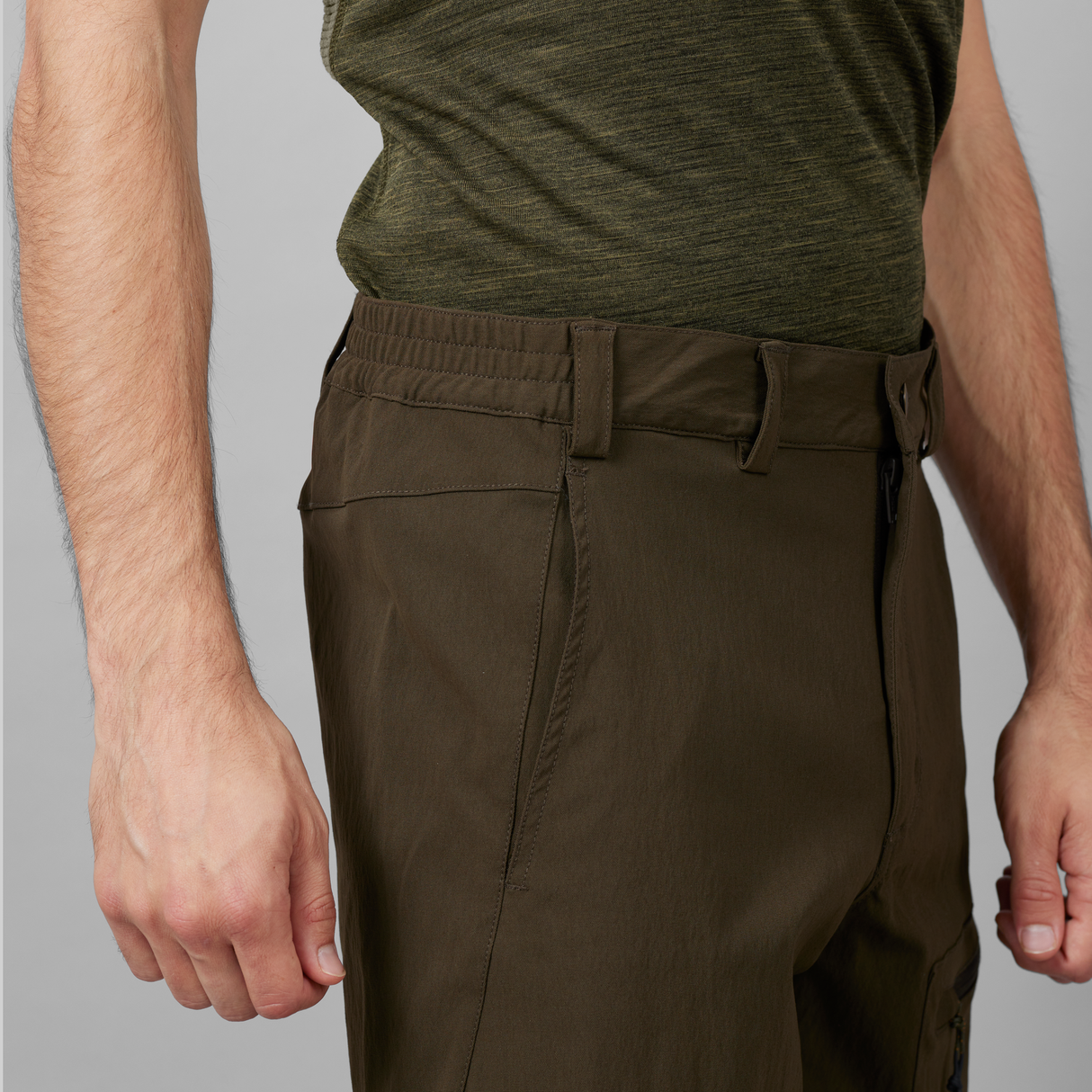 Rowan Stretch-Shorts Pine green - Seeland
