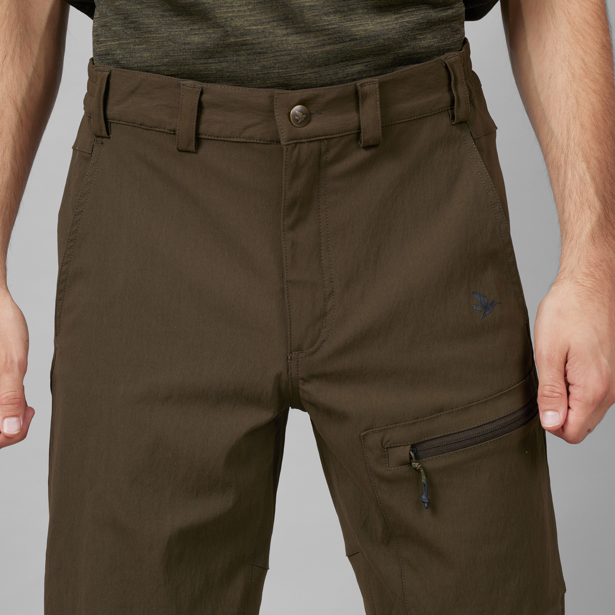 Rowan Stretch-Shorts Pine green - Seeland