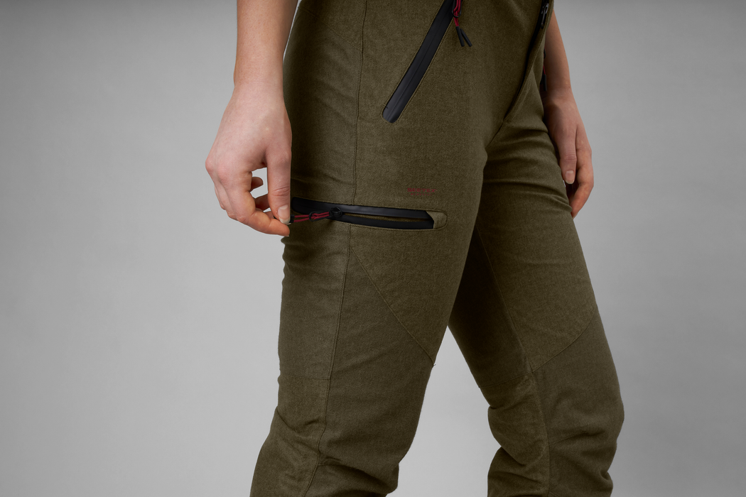 Avail Hose Damen Pine green melange - Seeland