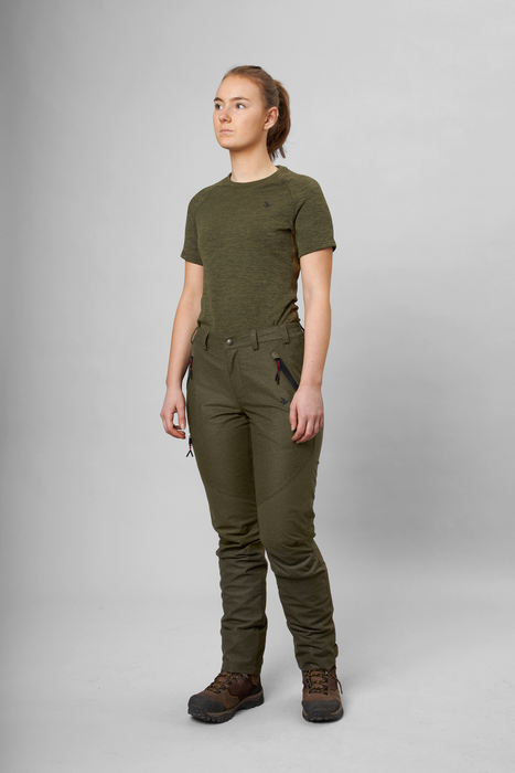 Avail Hose Damen Pine green melange - Seeland