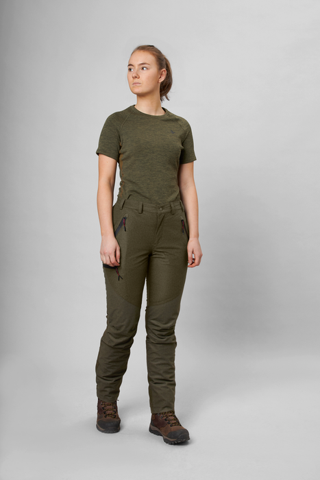 Avail Hose Damen Pine green melange - Seeland