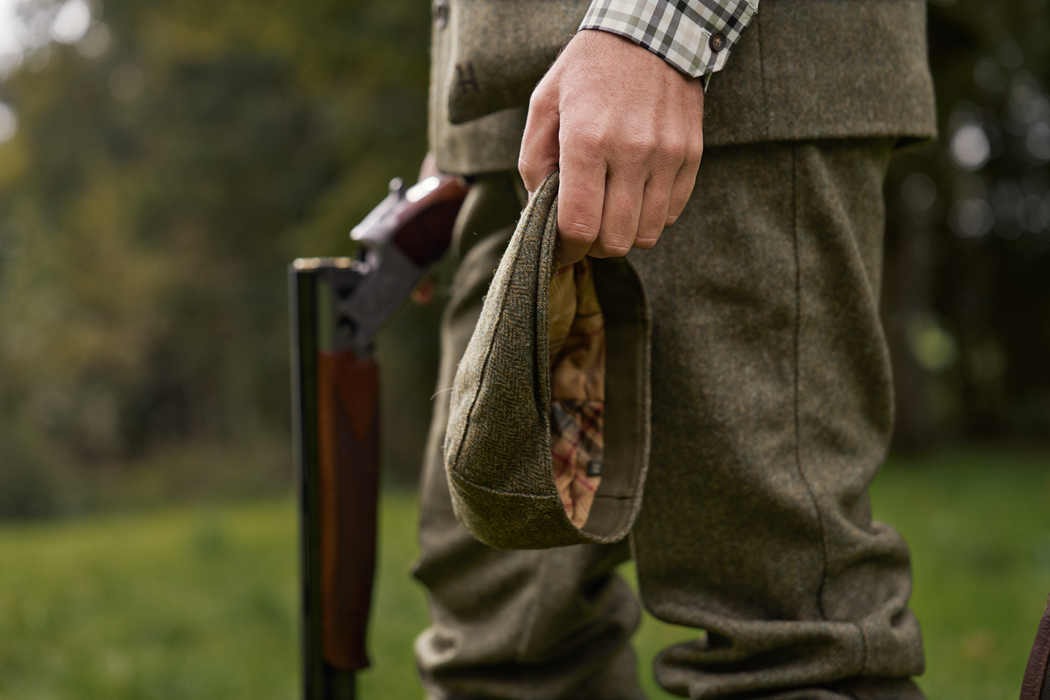 Schiebermütze Forest green/Herringbone – Härkila