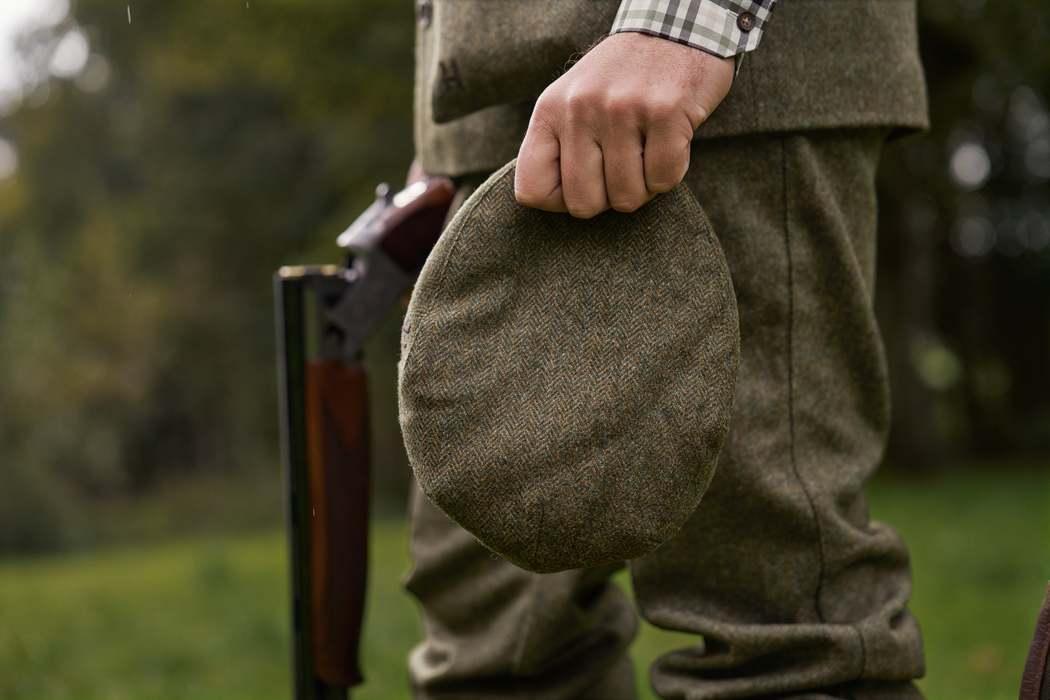 Schiebermütze Forest green/Herringbone – Härkila