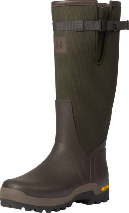 Textilgummistiefel Willow green/Deep brown – Härkila