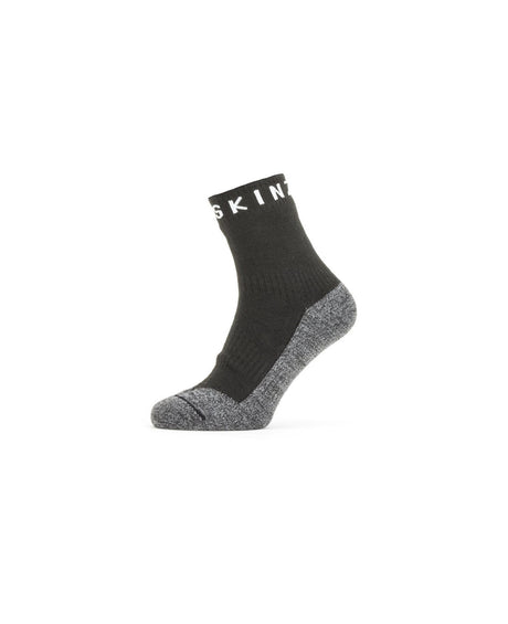 WP Warm Weather Soft Touch Ankle Sock - Sealskinz - Black/Grey Marl/White