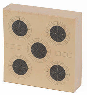 Papierzielscheiben, 5 Spiegel, 10- Ring, 14x14, 100 Stück