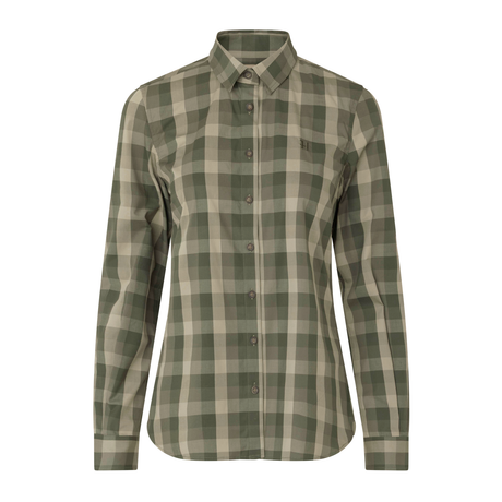 Akeena L/S skjorte W - Forest night check - Härkila