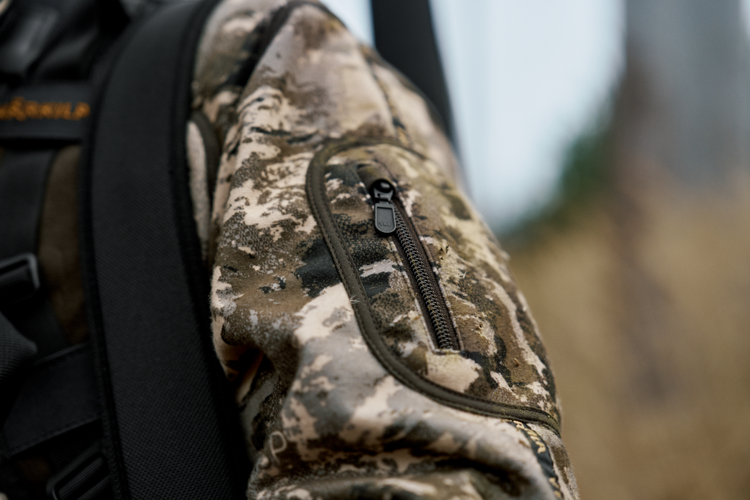 Kamko Mountain WSP Wendbare Fleecejacke Mountain/Shadow Brown – Härkila