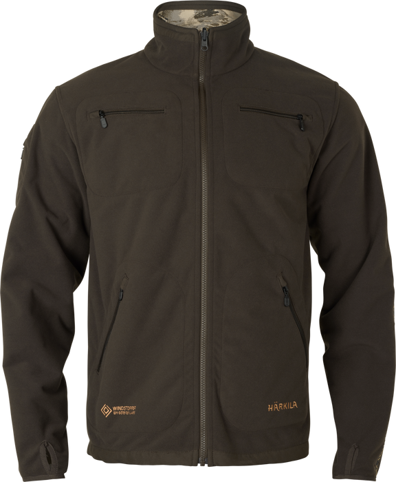 Kamko Mountain WSP Wendbare Fleecejacke Mountain/Shadow Brown – Härkila