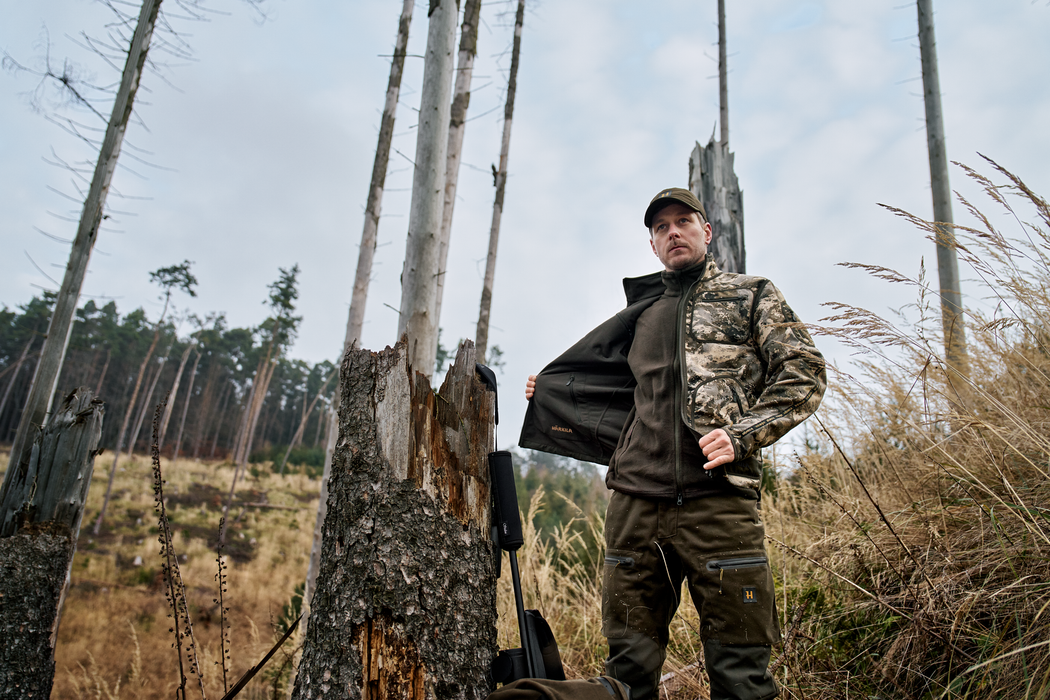 Kamko Mountain WSP Wendbare Fleecejacke Mountain/Shadow Brown – Härkila