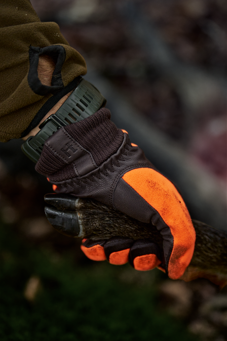 Wildboar Pro Shooter Blaze WSP Handschuhe - Orange blaze/Braun – Härkila