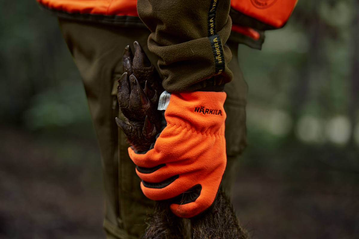 Wildboar Pro Shooter Blaze WSP Handschuhe - Orange blaze/Braun – Härkila