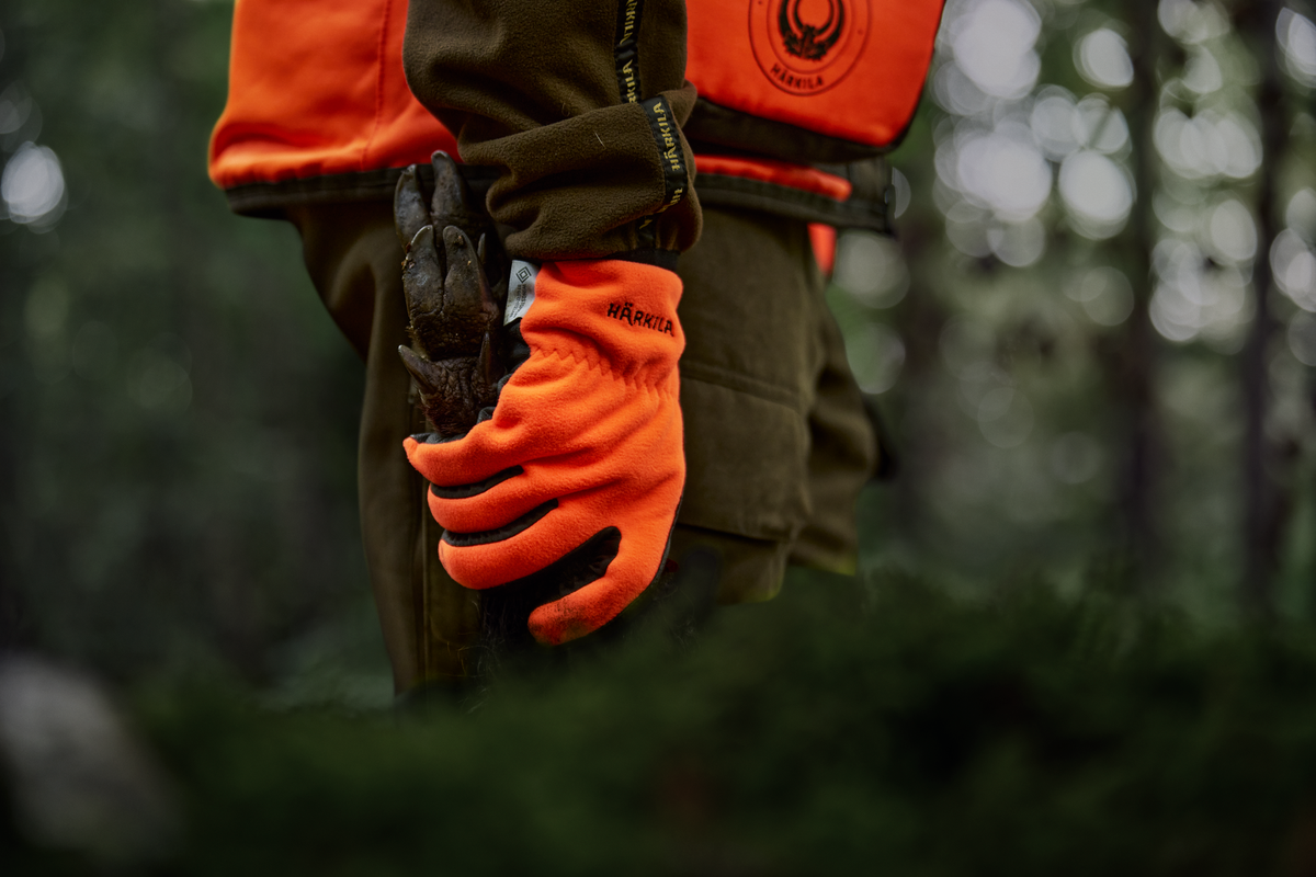 Wildboar Pro Shooter Blaze WSP Handschuhe - Orange blaze/Braun – Härkila