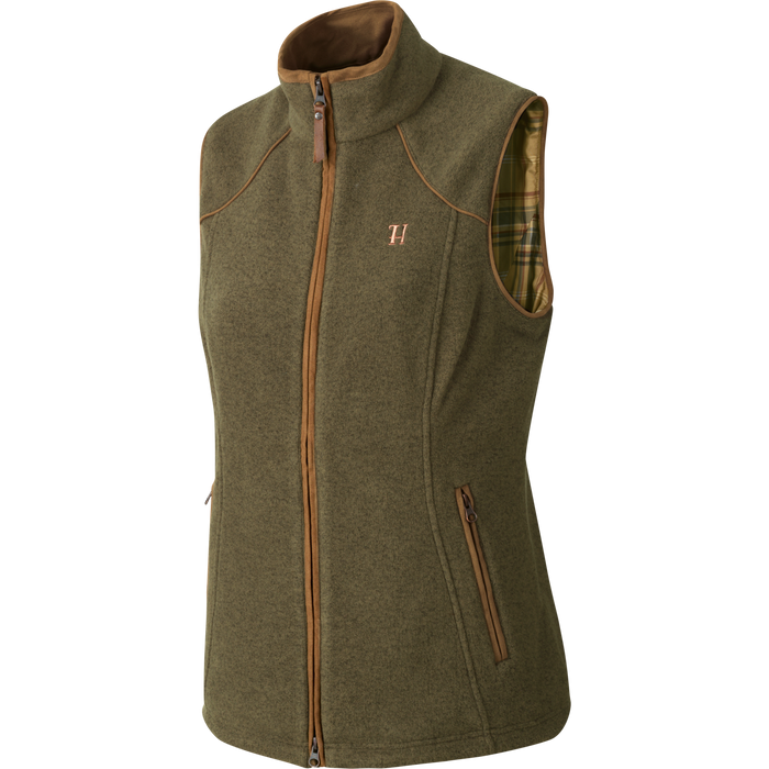 Sandhem Lady Fleeceweste – Dusty Lake Green Melange – Härkila