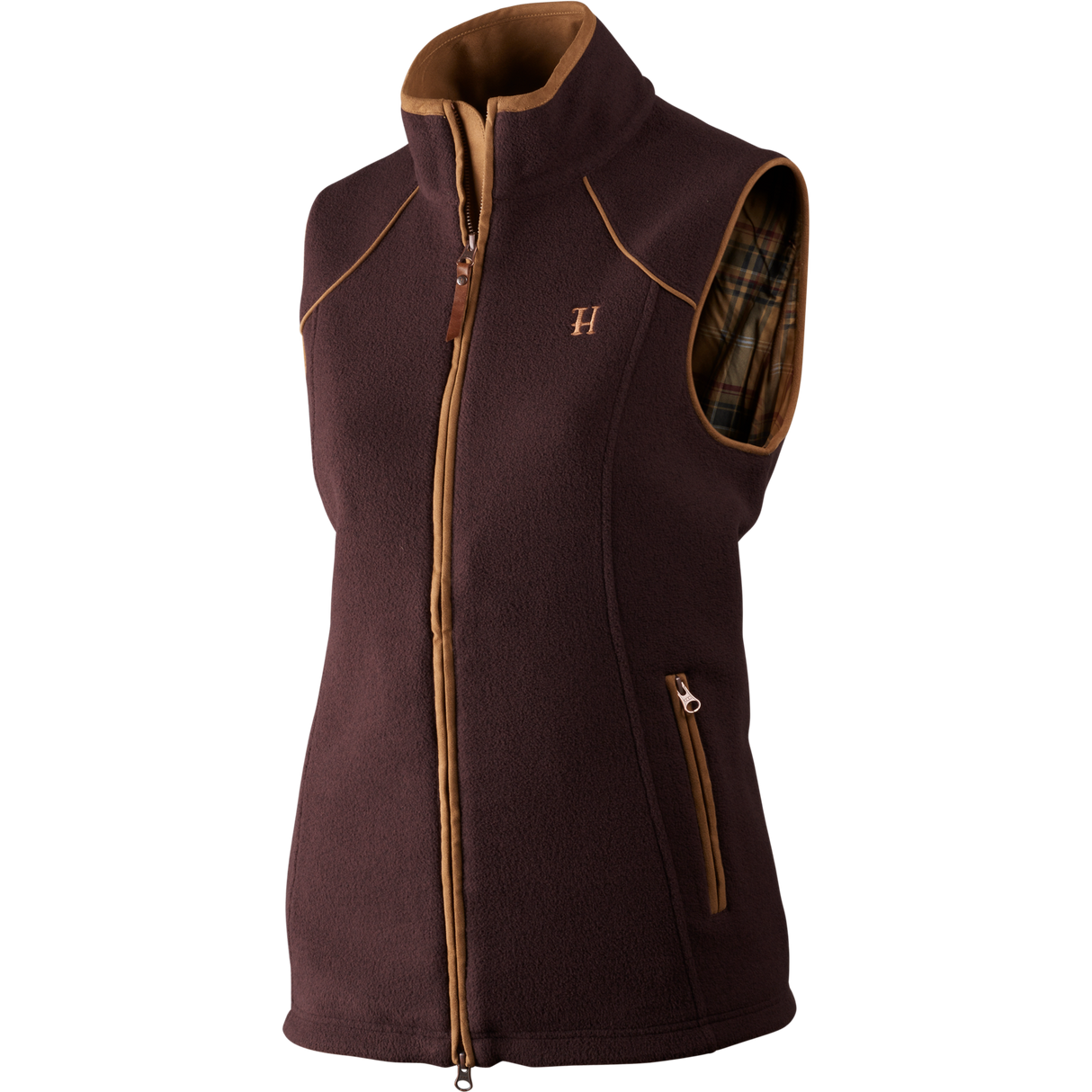 Sandhem Damen-Fleeceweste - Dark port melange - Härkila