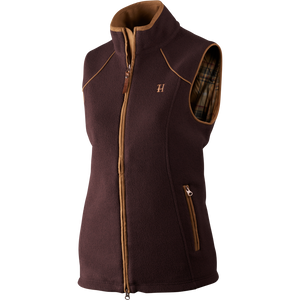 Sandhem Damen-Fleeceweste - Dark port melange - Härkila