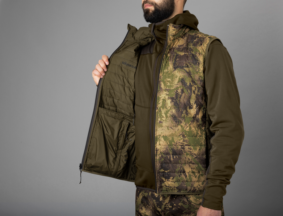 Deer Stalker – wendbare, packbare Tarnweste Willow Green/AXIS MSP®Forest – Härkila