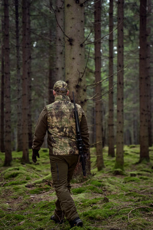 Deer Stalker - wendbare, packbare Tarnweste Willow green/AXIS MSP®Forest - Härkila