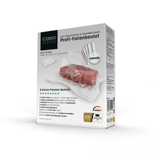 Vakuumierbeutel CS1219 20x30 cm 50 Stk. - 150 my – Caso