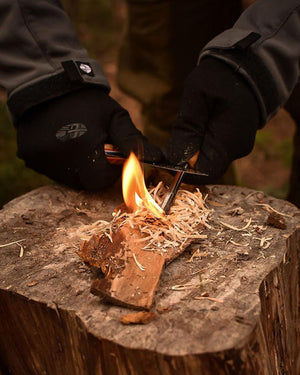 FEMUNDEN Messer + Feuerstahl mit Etui - Øyo