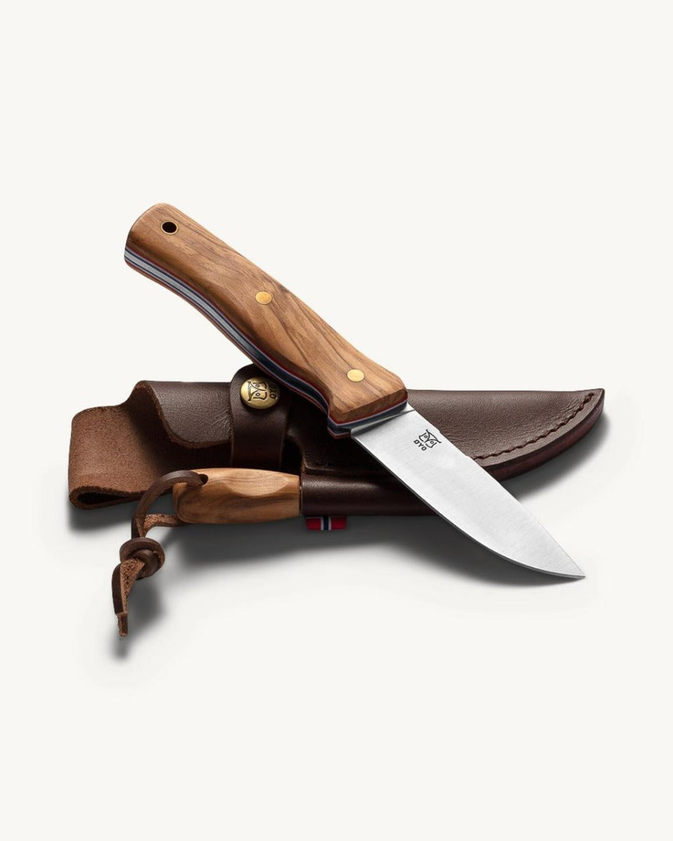 FEMUNDEN Messer + Feuerstahl mit Etui - Øyo