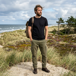 Supima T-Shirt Schwarz – European hunter