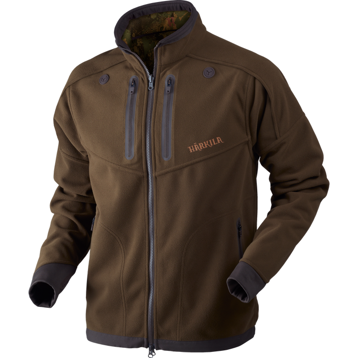 Lynx Wende-Fleecejacke Weidengrün/AXIS MSP®Forest - Härkila