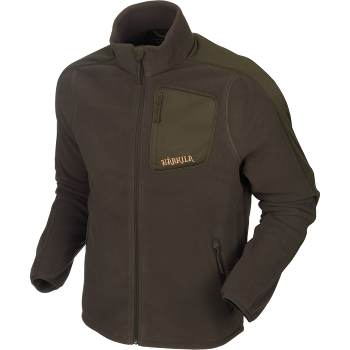 Venjan Fleecejacke Shadow Brown/Willow Green - Härkila