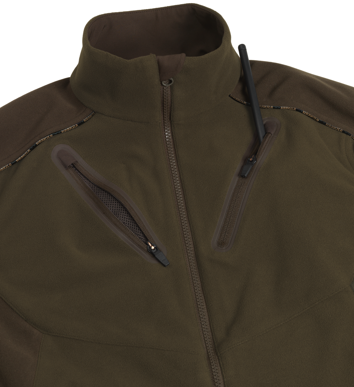 Mountain Hunter Fleecejacke Hunting green/Shadow brown - Härkila