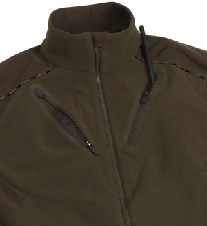 Mountain Hunter Fleecejacke Hunting green/Shadow brown - Härkila