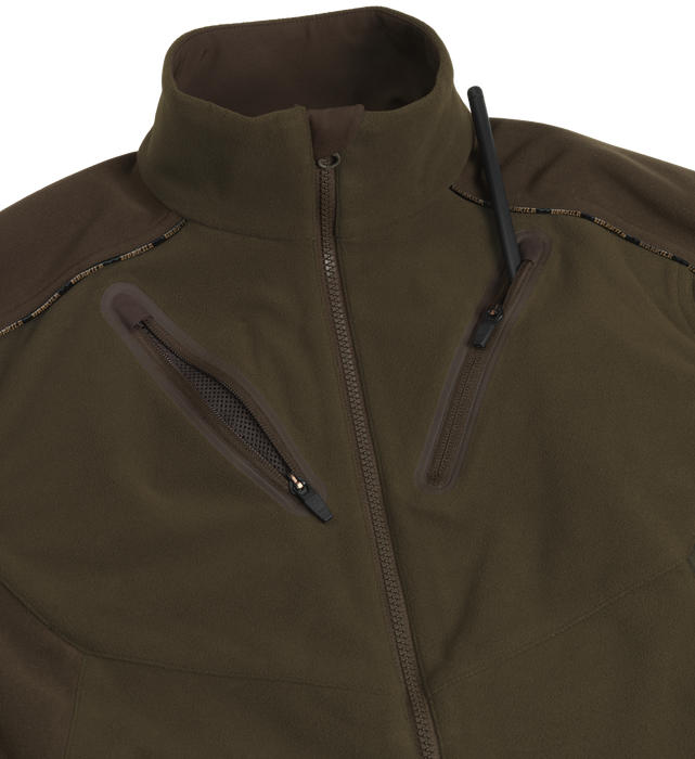 Mountain Hunter Fleecejacke Jagdgrün/Schattenbraun - Härkila