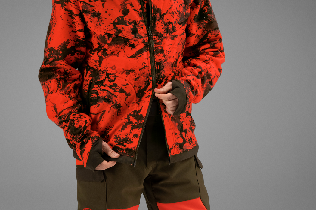Wildboar Pro – Wende-WSP-Jacke Willow Green/AXIS MSP®Wildboar Orange – Härkila