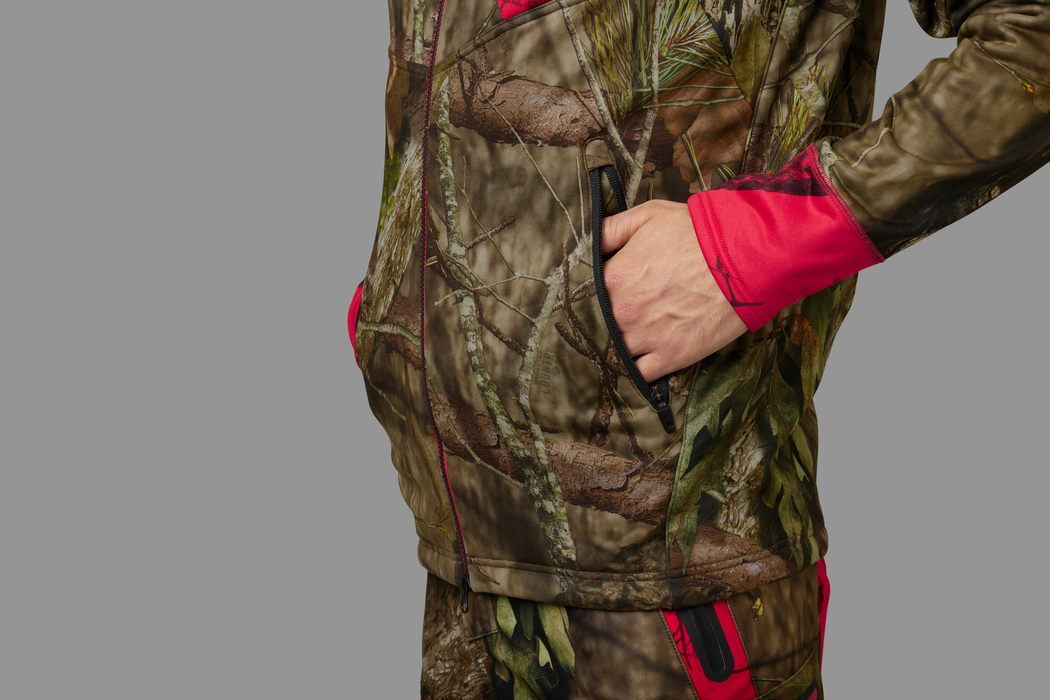Moose Hunter 2.0 - Fleecejacke MossyOak®Break-Up Country®/MossyOak®Red - Härkila
