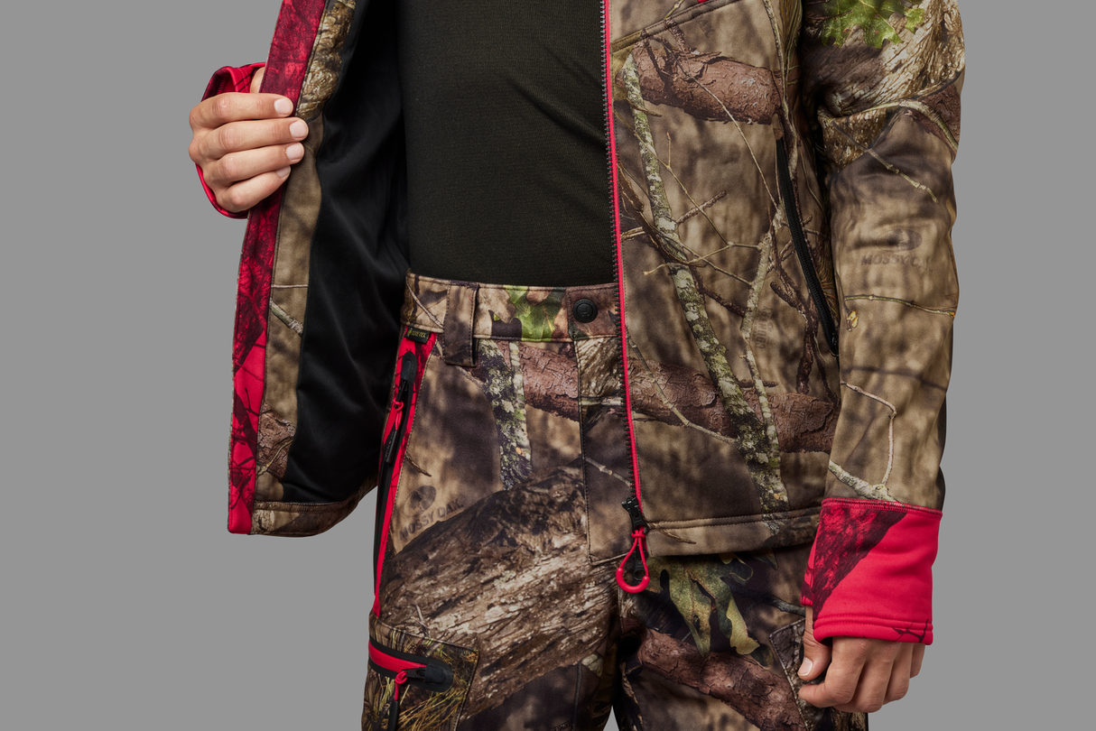 Moose Hunter 2.0 Fleece-Jacke MossyOak®Break-Up Country®/MossyOak®Red - Härkila