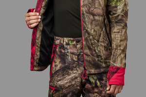 Moose Hunter 2.0 Fleece-Jacke MossyOak®Break-Up Country®/MossyOak®Red - Härkila