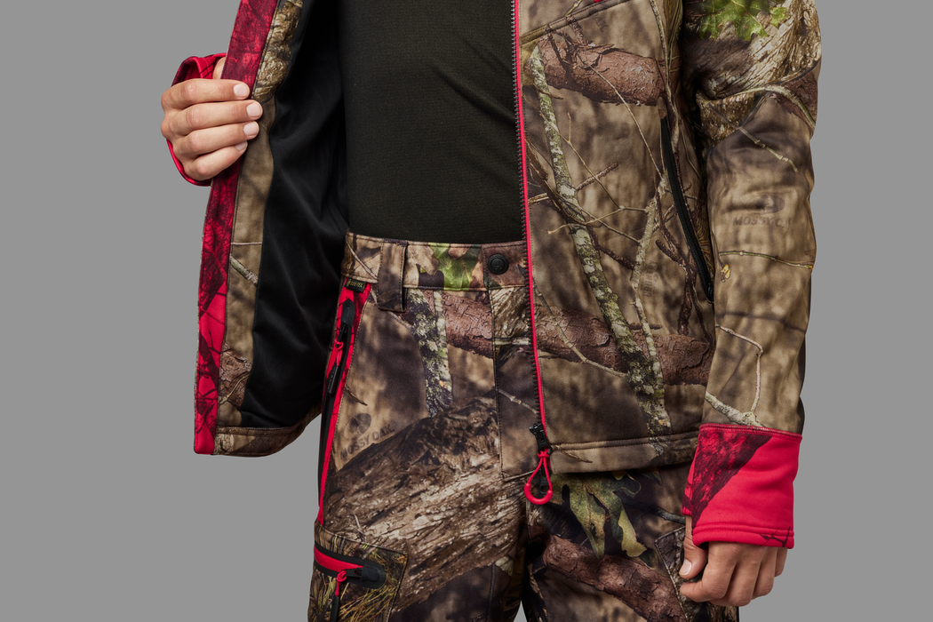 Moose Hunter 2.0 - Fleecejacke MossyOak®Break-Up Country®/MossyOak®Red - Härkila