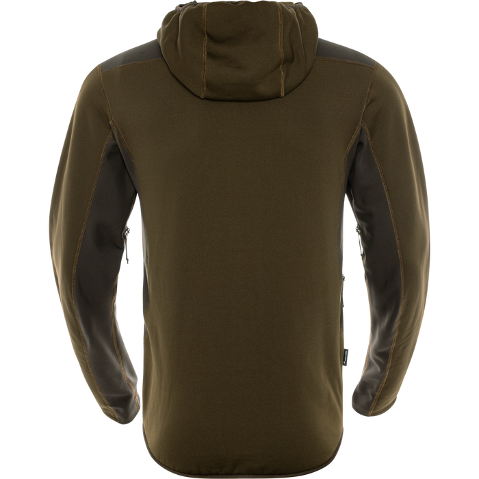 Deer Stalker - Fleece-Hoodie Weidengrün/Schattenbraun - Härkila