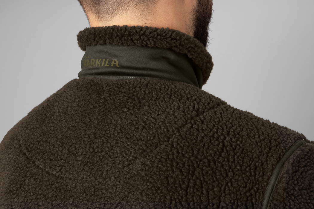 Rurik Teddyfleece Shadow grey/Willow green - Härkila