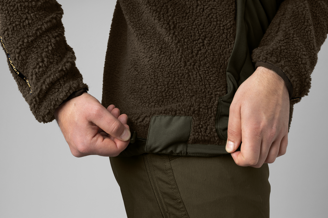 Rurik Teddyfleece Shadow grey/Willow green - Härkila