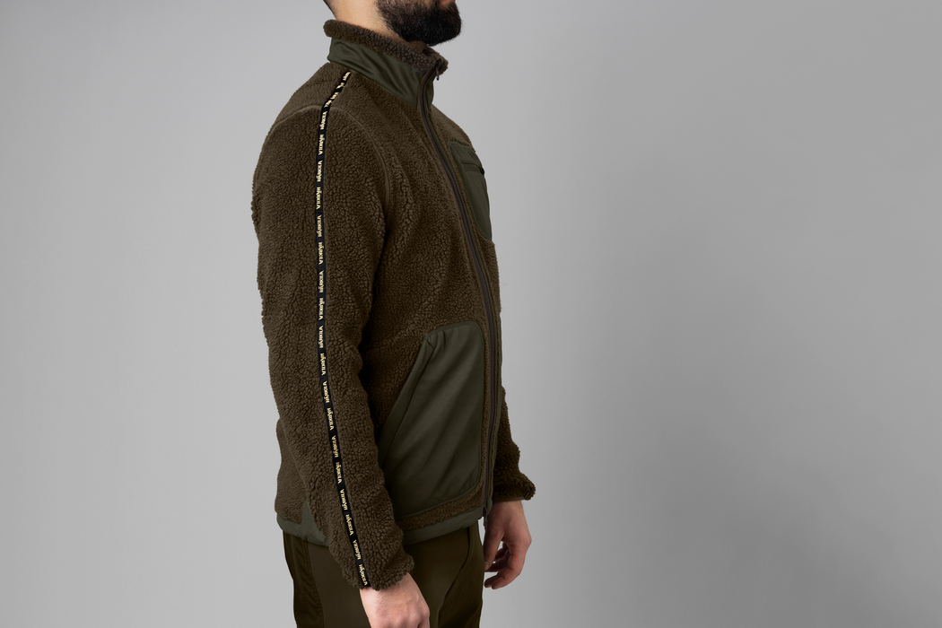 Rurik Teddyfleece Shadow grey/Willow green - Härkila
