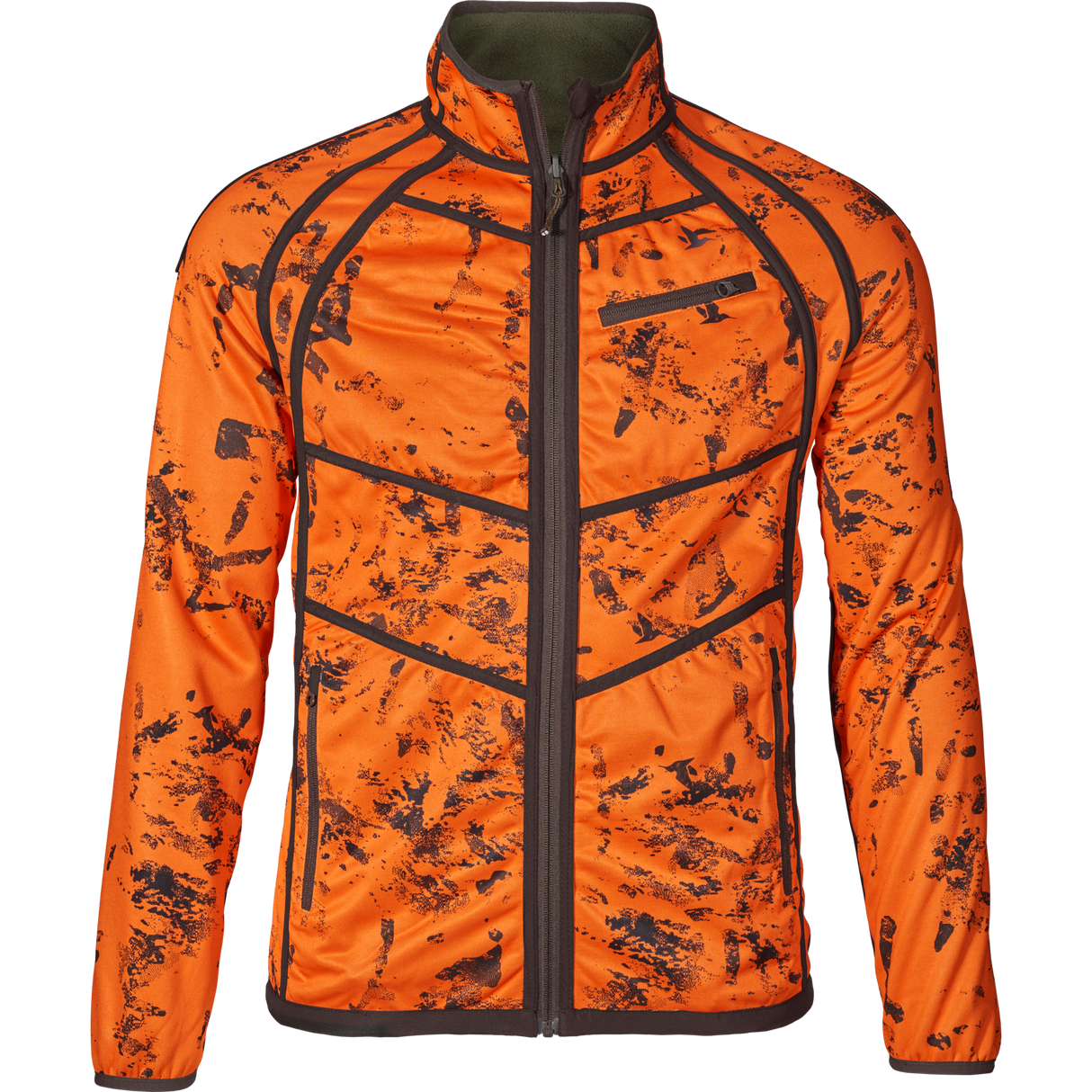 Vantage wendbares Fleece Pine green/InVis orange blaze - Seeland