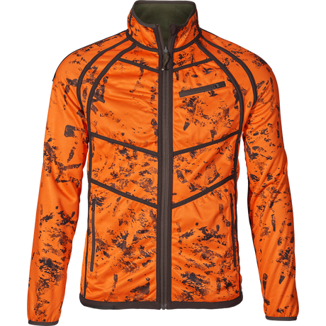 Vantage wendbares Fleece Pine green/InVis orange blaze - Seeland