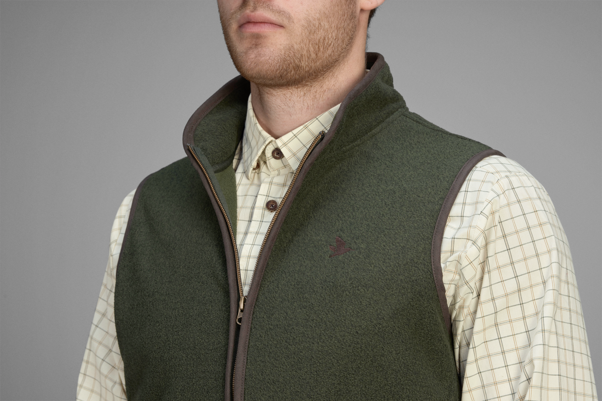 Woodcock Fleeceweste Classic green - Seeland