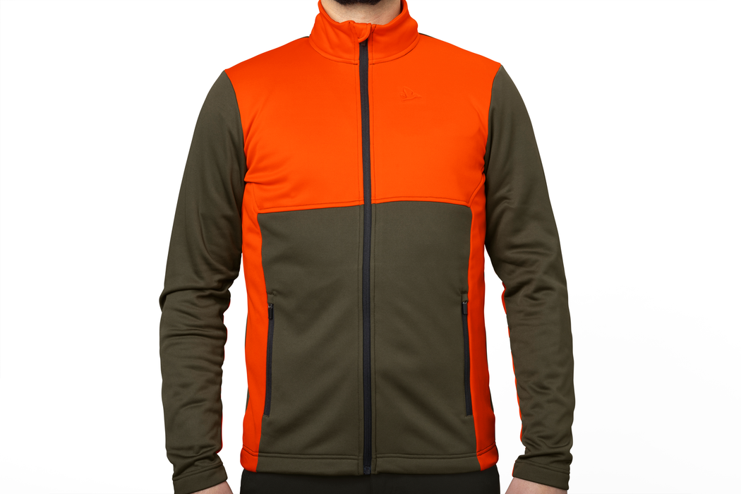 Elliot-Fleece – Kieferngrün/Hi-Vis-Orange – Seeland