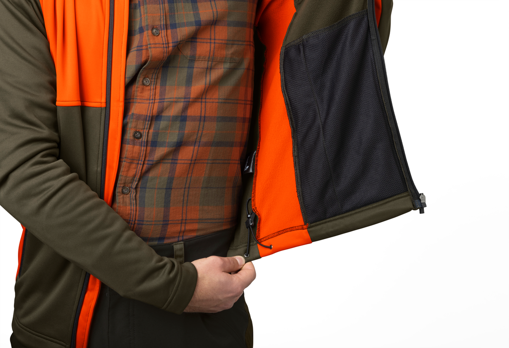 Elliot-Fleece – Kieferngrün/Hi-Vis-Orange – Seeland