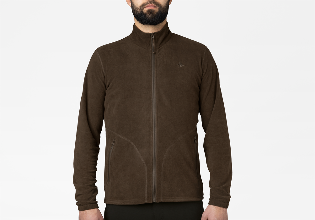 Benjamin-Fleece – Dunkelbraun – Seeland