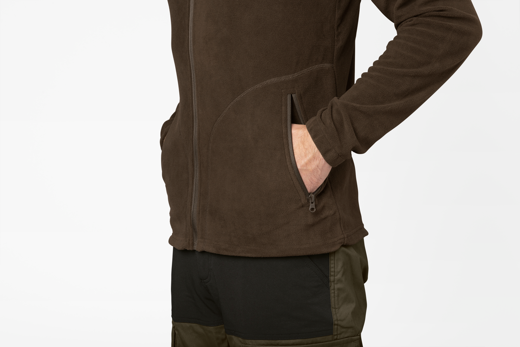 Benjamin-Fleece – Dunkelbraun – Seeland