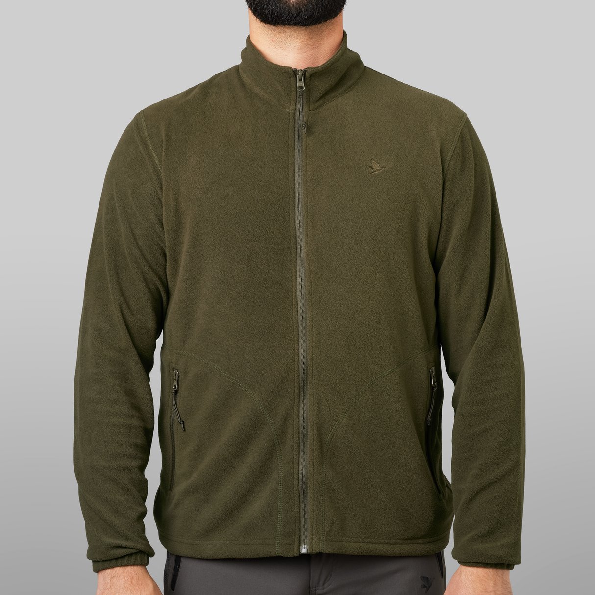Benjamin Fleecepullover Pine green - Seeland