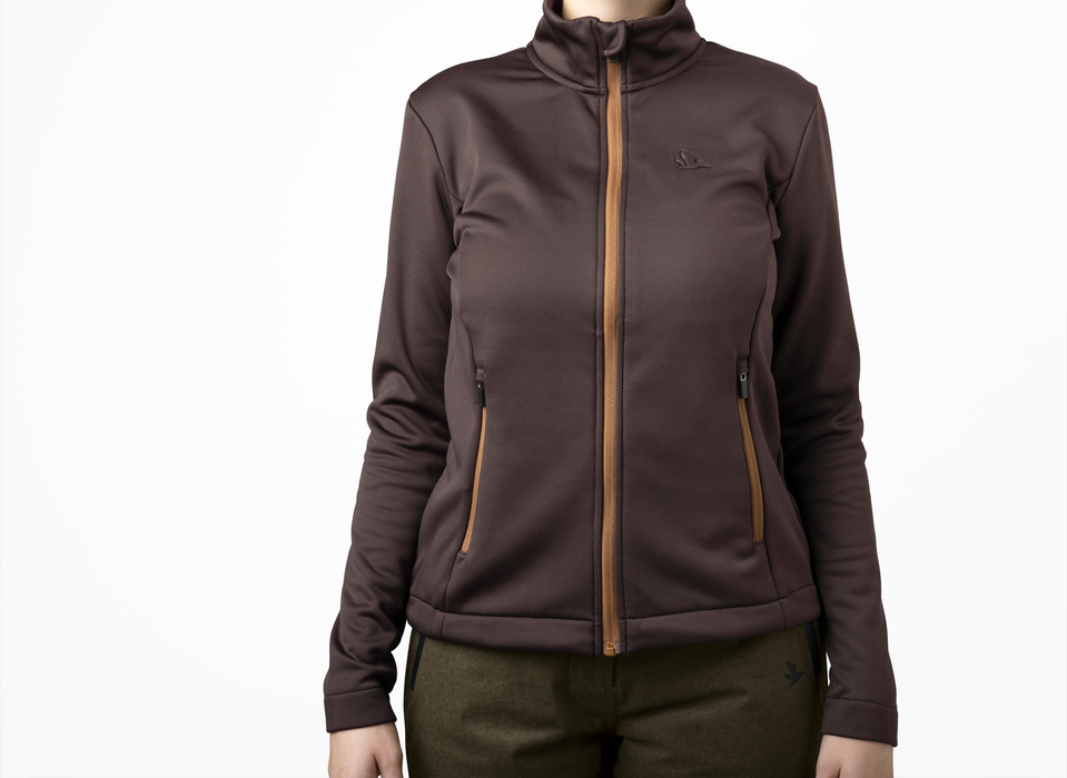 Emily Fleece Damen - Dunkelbraun - Seeland