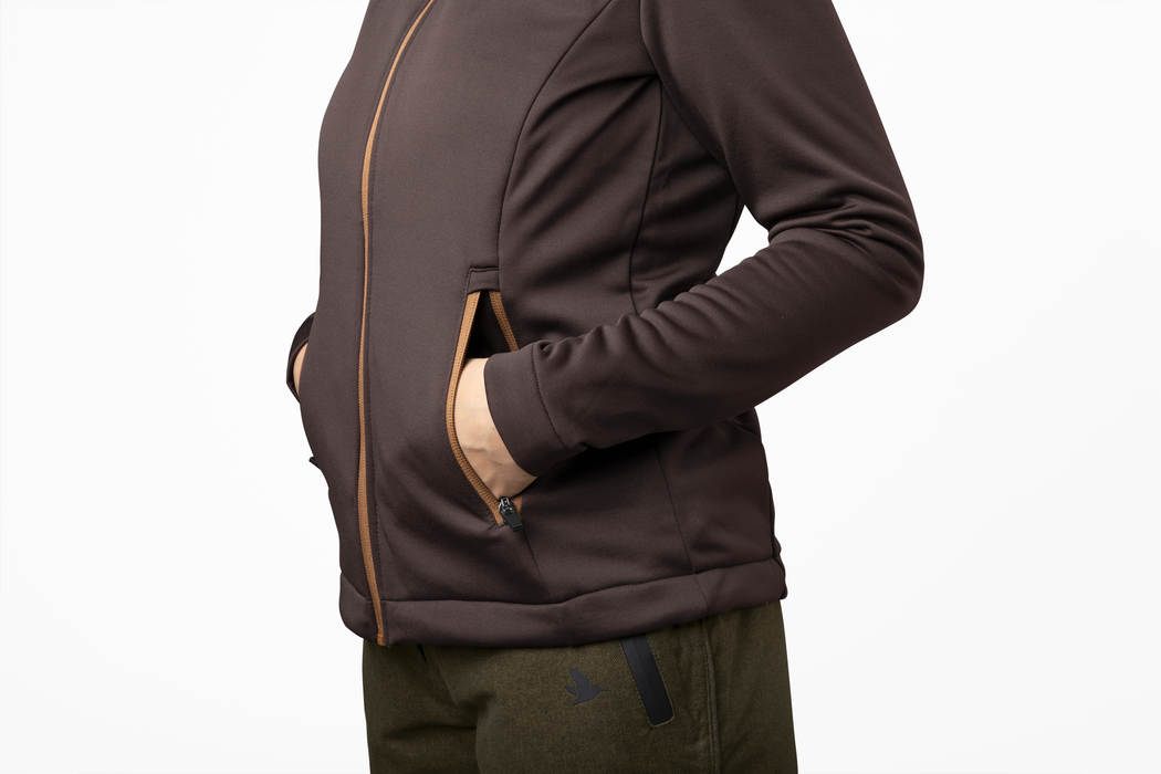 Emily Fleece Damen - Dunkelbraun - Seeland
